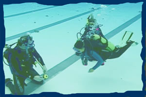 Práctica en la piscina